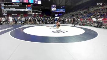 113 lbs Champ. Rd Of 16 - Brand'n Edstrom, ID vs Cody Clarke, GA