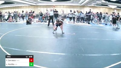 49 lbs Final - Frankie Carrasco, Tucson Cyclones vs Liam Portillo, LV Bears WC