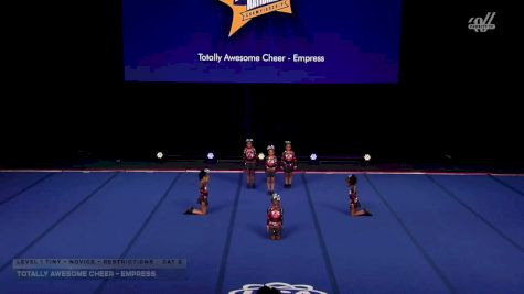 Totally Awesome Cheer - Empress [2026 L1 Tiny - Novice - Restrictions Day 2] 2026 UCA & UDA All Star Nationals