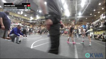 73 lbs Quarterfinal - Zamaree Washington, Del City Little League Wrestling vs Jax Tollison, Carl Albert