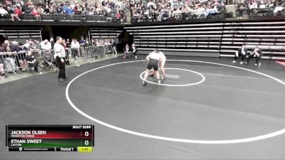 215 lbs 5th Place Match - Jackson Olsen, Mountain Ridge vs Ethan Sweet, Layton