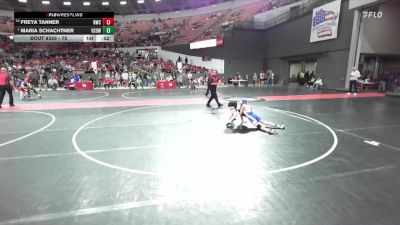 75 lbs 5th Place Match - Freya Tanner, Riverdale Wrestling Club vs Maria Schachtner, Victory School Of Wrestling