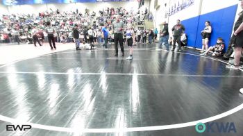 60 lbs Consi Of 8 #2 - Ezekiel Aguayo, Grove Takedown Club vs LJ Farbro, Vinita Kids Wrestling