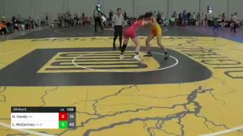 120 lbs Rr Rnd 5 - Heaven Handy, New Mexico vs Landon McCartney, OK Supergirls Red