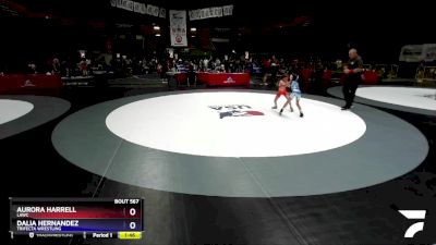 50 lbs Round 3 - Aurora Harrell, LAWC vs Dalia Hernandez, Trifecta Wrestling