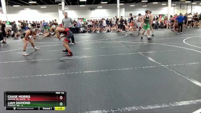 132 lbs Round 3 (4 Team) - Liam Diamond, Pursuit WA vs Chase Morris, Savage WA White