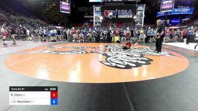 126 lbs Cons 64 #1 - Rafael Otero, VA vs Zayne Reynolds, MO