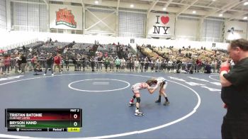 56 lbs Quarterfinal - Bryson Hand, Unattached vs Tristan Batohie, Club Not Listed