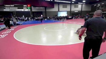 120 lbs Semifinal - Sean Rodriguez, Amarillo vs Ethan Orat, Fort Worth Chisholm Trail
