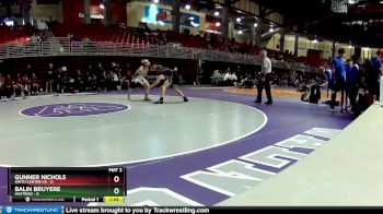 138 lbs Quarters & 1st Wb (16 Team) - Gunner Nichols, Smith Center HS vs Balin Bruyere, Hastings