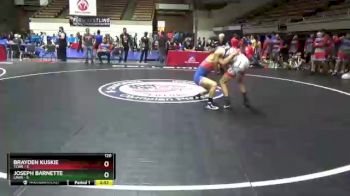 120 lbs Round 2 (16 Team) - Brayden Kuskie, TCWA vs Joseph Barnette, LAWA