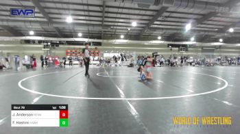 70 lbs Semifinal - Jaelyn Anderson, Nebraska Wrestling Academy 2 vs Faith Hashmi, Hawkeye WC