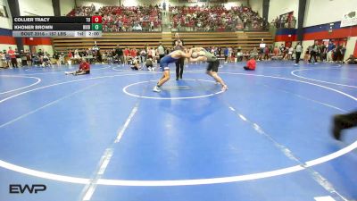 157 lbs Round Of 16 - Collier Tracy, Tulsa Union vs Khoner Brown, Bixby HS Boys