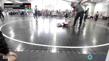35 lbs Consolation - Kannon Engelhardt, Mojo Grappling Academy vs Jaci Cross, Fort Gibson Youth Wrestling