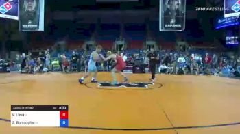 195 lbs Consi Of 32 #2 - Vincenzo Lima, Iowa vs Zackery Burroughs, Ohio