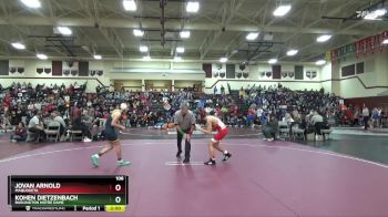 106 lbs Round 2 - Kohen Dietzenbach, Burlington Notre Dame vs Jovan Arnold, Maquoketa