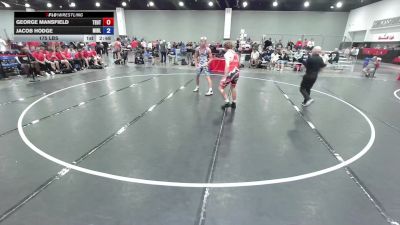 175 lbs George Mansfield, Team Utah vs Jacob Hodge, Team Michigan - Blue