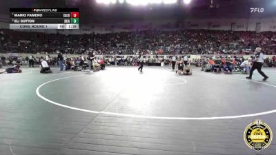 B4A-190 lbs Cons. Round 1 - Eli Sutton, Skiatook vs Mario Famero, Cache