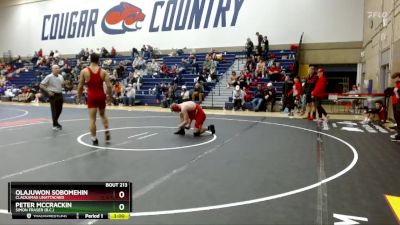 174 lbs Semifinal - Peter McCrackin, Simon Fraser (B.C.) vs Olajuwon Sobomehin, Clackamas Unattached