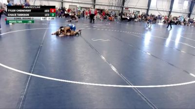 Silver 125 lbs Cons. Round 2 - Tyler Chenevert, Augsburg College vs Chace Tankson, Luther