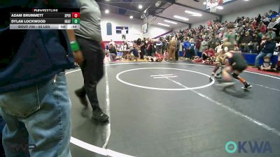 55 lbs Round Of 16 - Adam Brummett, Sperry Wrestling Club vs Dylan Lockwood, Heat