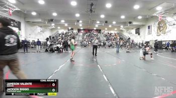 113 lbs Cons. Round 3 - Jackson Riggio, Thousand Oaks vs Jameson Valente, Servite