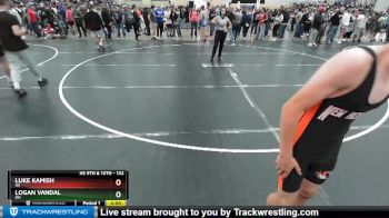 132 lbs Champ. Round 2 - Luke Kamish, WI vs Logan Vandal, OH