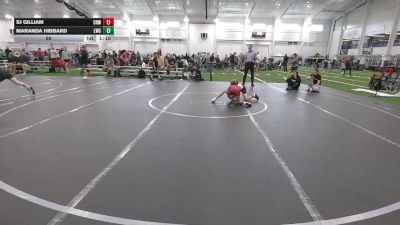 80 lbs Round 6 (10 Team) - Maranda Hibbard, Lake WC vs SJ Gilliam, CrossRoads Wrestling