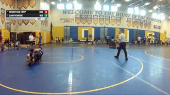 150 Blue Cons. Round 2 - Jonathan Hipp, Fletcher Senior vs Sam Honzik, Wellington Community Hs