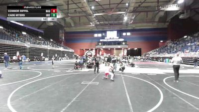 95 lbs 2nd Place - Connor Riffel, Magic City Wrestling Club vs Cade Myers, Green River Grapplers