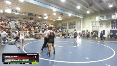 190 lbs Quarterfinal - Daniel Frailey, Trabuco Hills vs Eugene Escalona Henderson, La Mirada