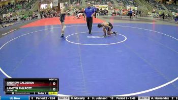 134 lbs Round 3 (4 Team) - Andrew Calderon, Riverside vs Landyn Philpott, La Pine