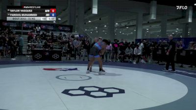 72 kg Champ. Rd Of 32 - Taylor Vasquez, All-Air Force Wrestling vs Farouq Muhammed, Arsenal Wrestling Club