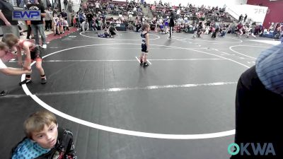 40 lbs Rr Rnd 2 - Junior Garcia, Midwest City Bombers Youth Wrestling Club vs Paysen Spurgeon, Cushing Tigers