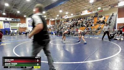 175 lbs Cons. Round 4 - Sean Kim, Beckman vs Gavin Yager, Fountain Valley