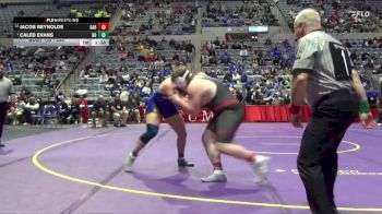 285 lbs Semifinal - Caleb Evans, Homestead vs Jacob Reynolds, Garrett High School