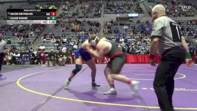 285 lbs Semifinal - Caleb Evans, Homestead vs Jacob Reynolds, Garrett High School