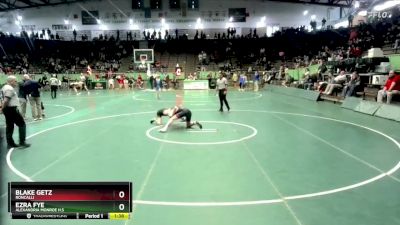 120 lbs Semifinal - Blake Getz, Roncalli vs Ezra Fye, Alexandria Monroe H.S