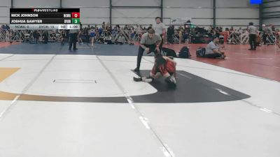 60 lbs Round 1 - 9:00am Saturday - Joshua Sawyer, Dynasty Death Row vs Nick Johnson, NCWAY National Team