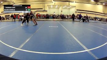 285 lbs Champ. Round 2 - Thomas Lunt, John Carroll University vs Blake Daniels, Adrian NCAA