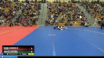 110 lbs Cons. Round 2 - Bishop Hammen, Moen Wrestling Academy vs Mark Sanders Iii, MN Elite