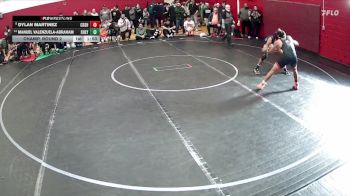 132 lbs Champ. Round 2 - Dylan Martinez, Corona Del Sol High School vs Manuel Valenzuela-Abraham, Cheyenne