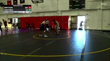 184 lbs Cons. Round 2 - Kipp Tyler, Bakersfield College vs Juan Pablo, Lemoore College