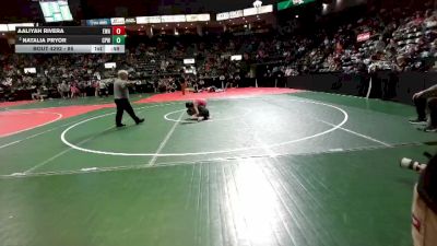 86 lbs Cons. Round 2 - Natalia Pryor, CPWA vs Aaliyah Rivera, EWA2