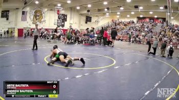 152 lbs Champ. Round 2 - Artie Bautista, San Dimas vs Andrew Bautista, Palmdale