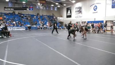 138 lbs Cons. Round 3 - Kalyse Hill, Mount Olive vs Gianna Dibenedetto, Emmanuel University