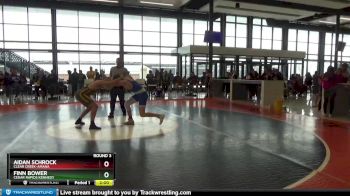 JV Boys-13 lbs Round 3 - Finn Bower, Cedar Rapids Kennedy vs Aidan Schrock, Clear Creek-Amana