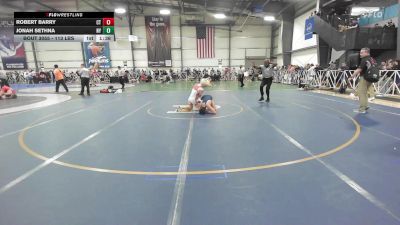 113 lbs Round Of 128 - Robert Barry, CT vs Jonah Sethna, NY