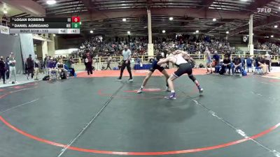 113 lbs Cons. Round 2 - Daniel Agredano, Reed vs Logan Robbins, Spanish Springs