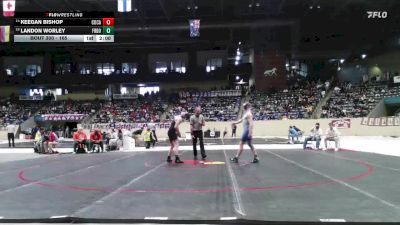 165 lbs Champ. Round 2 - Keegan Bishop, Covington Catholic vs Landon Worley, Frederick Douglass